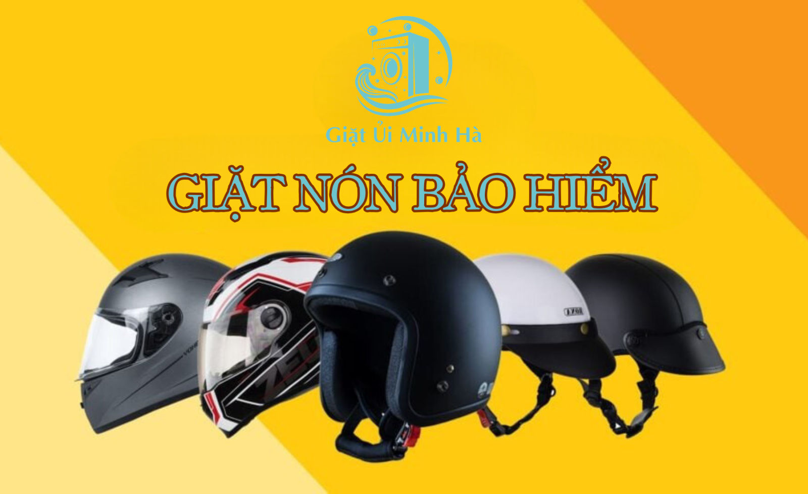 Giặt Nón Bảo Hiểm Tại Tân Phú